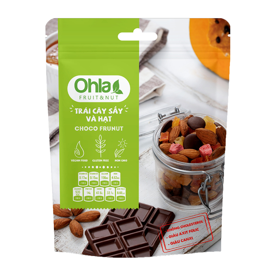 Trái Cây sấy & Hạt Choco Frunut - 100g