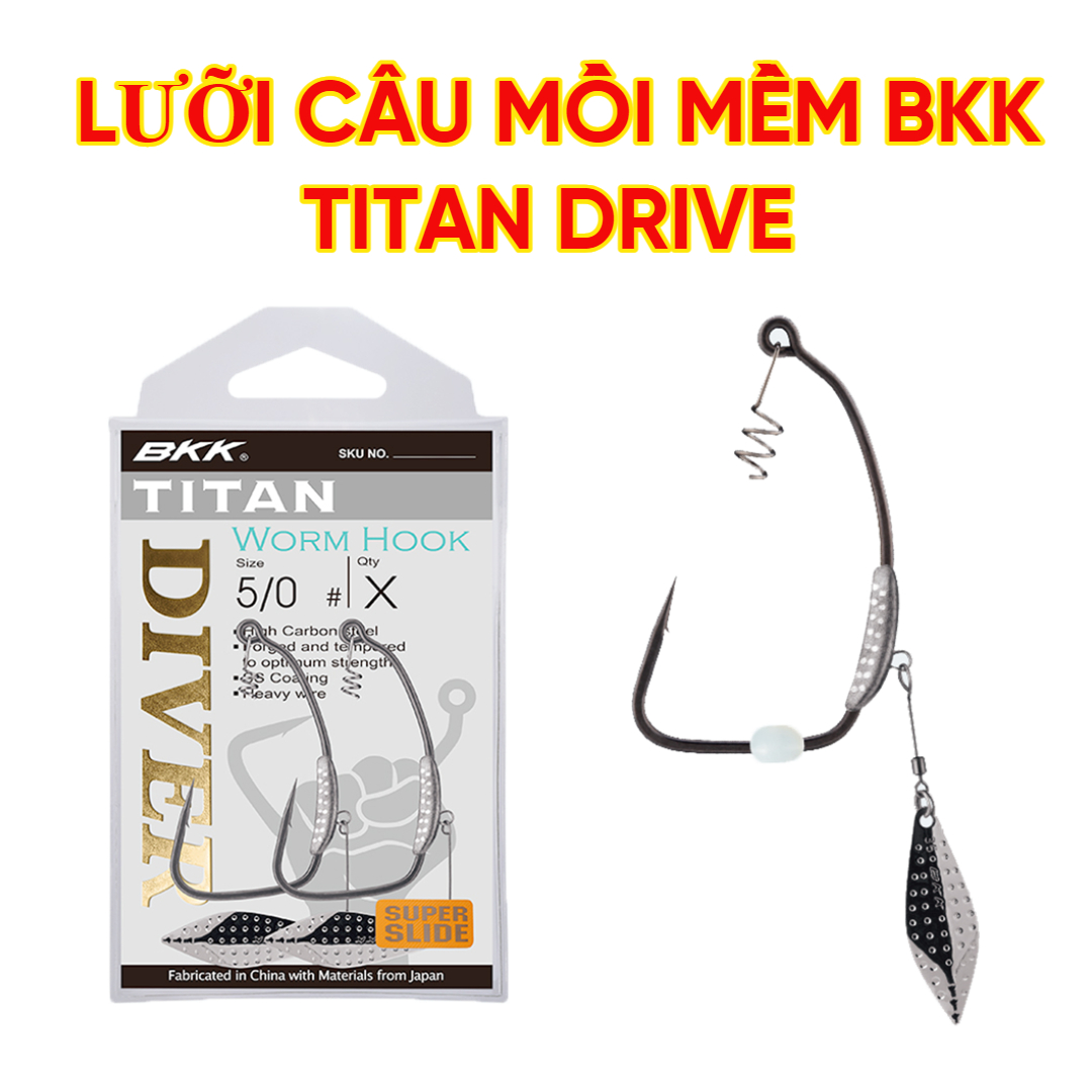 Lưỡi câu mồi mềm bkk titan driver