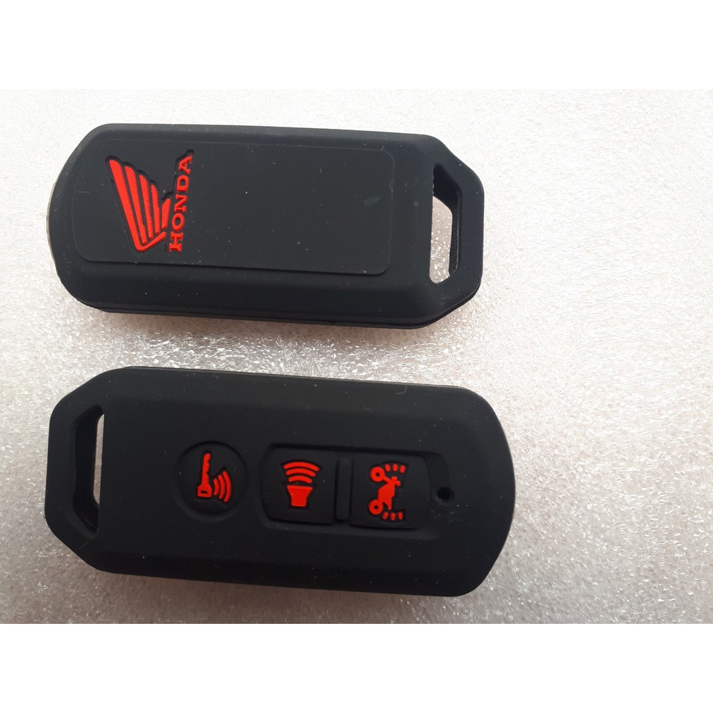 Bọc Khóa Smartkey Honda màu đen đỏ 3 NÚT