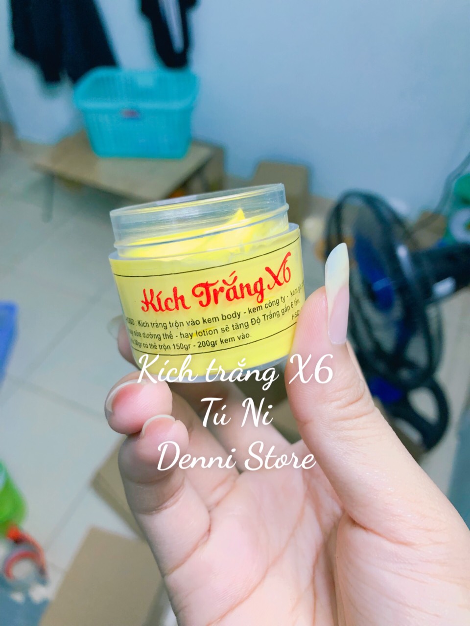 Combo 10 hủ kem kích trắng X6 siêu trắng da nhân sâm