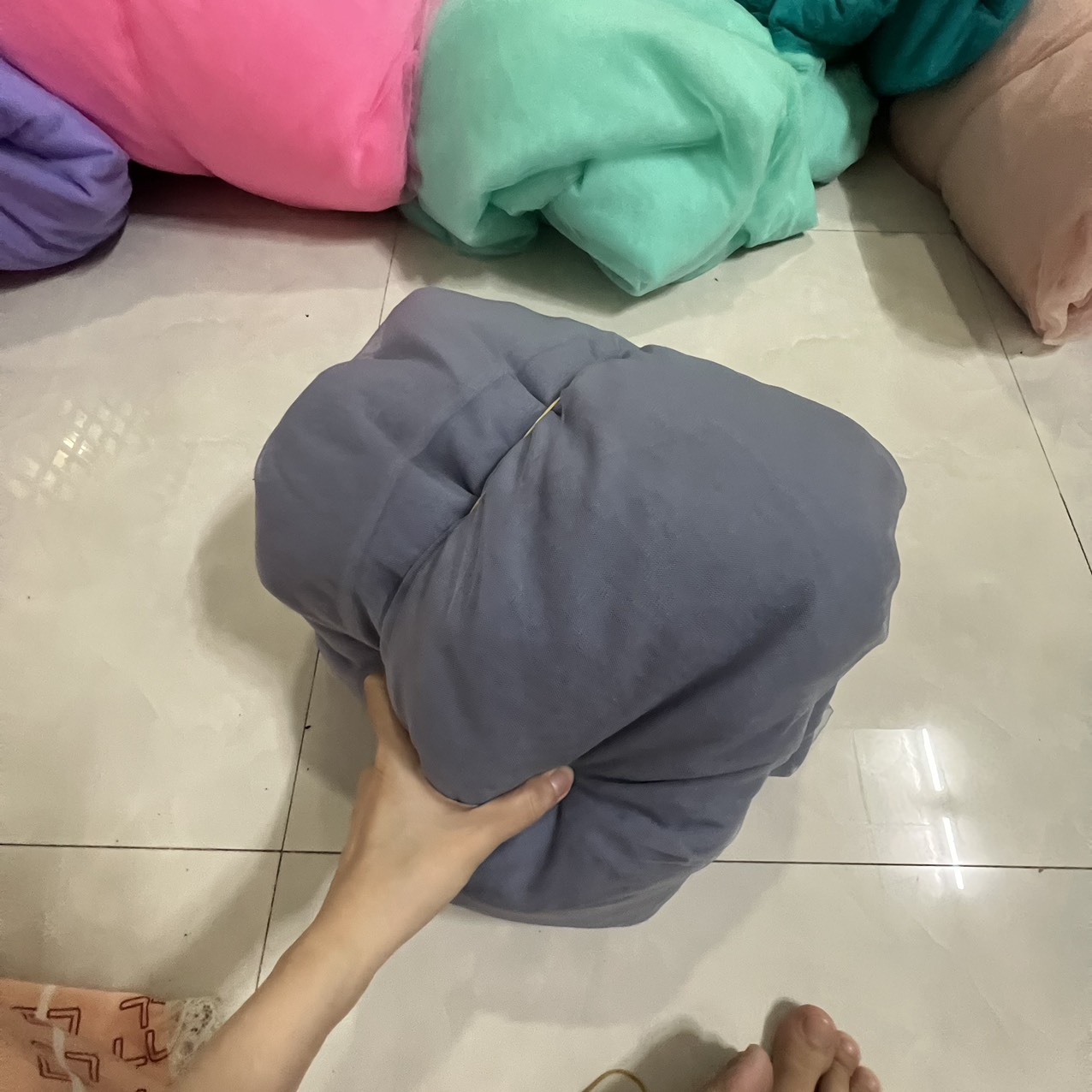 [Ảnh thật] Vải lưới tu tu mềm khổ 2.4m