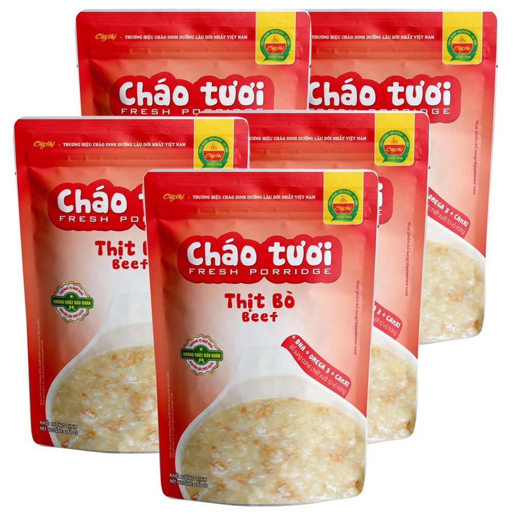 Cháo tươi Cây Thị Thịt bò