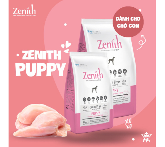 [Bao 3kg] Thức Ăn Hạt Mềm Cho Chó ZENITH - [Nông Trại Thú Cưng]