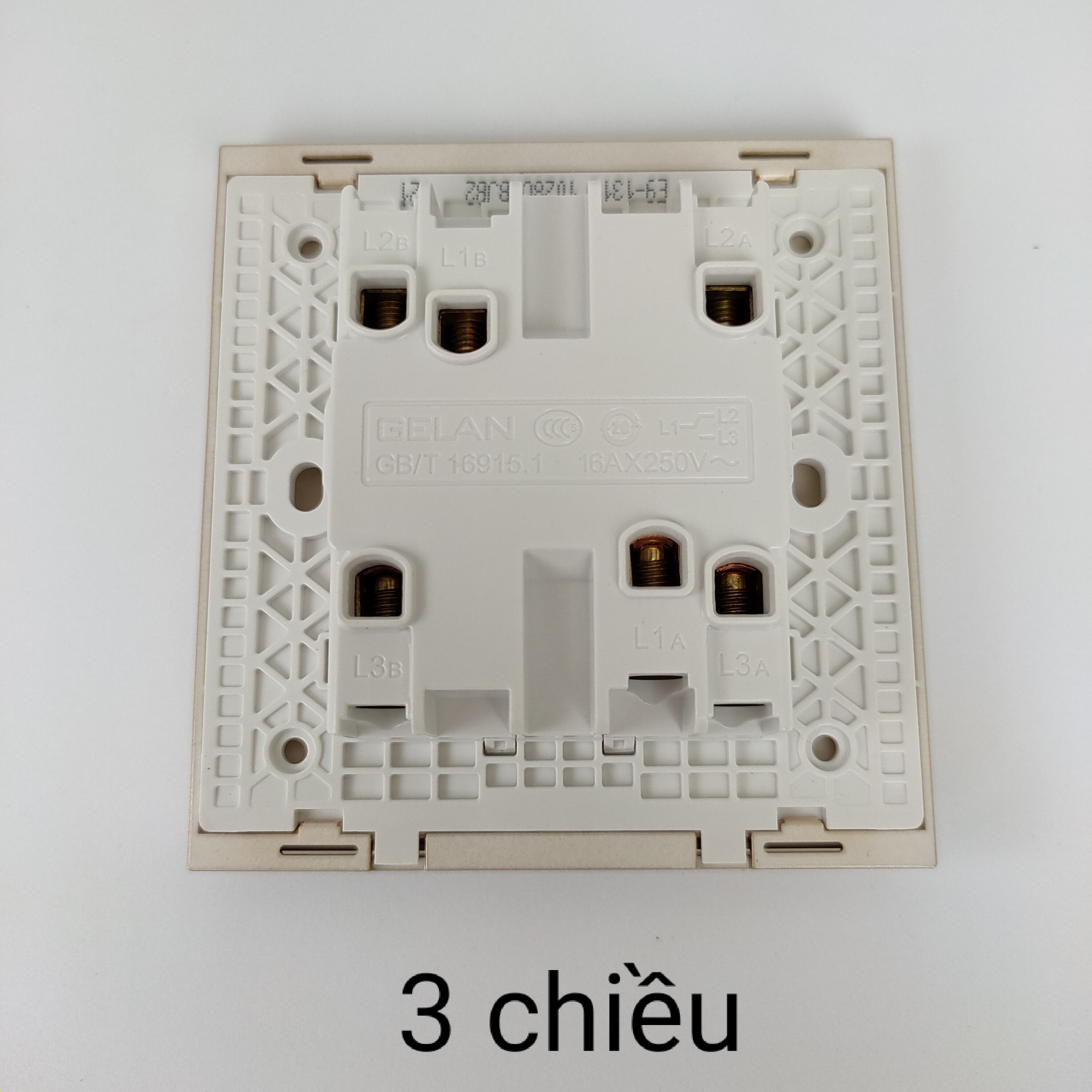 Bộ công tắc đơn 1/2/3 chiều 16AX Gelan