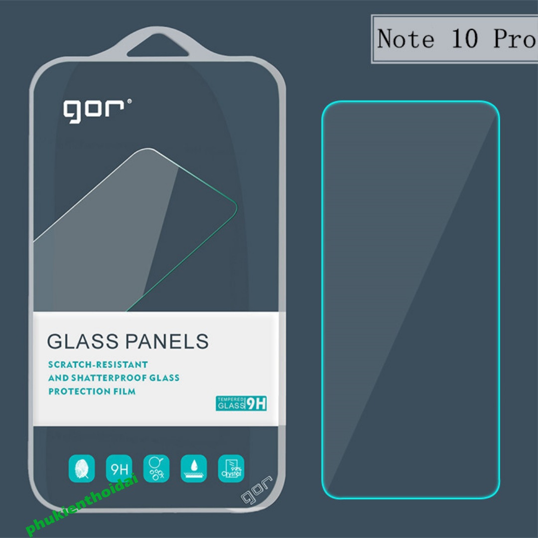 Cường lực Gor Redmi Note 13 Pro 5G / Note 10 Pro / Note 11 Pro / Note 12 Pro 4G / Note 12 Pro 5G trong suốt chơi Game mượt