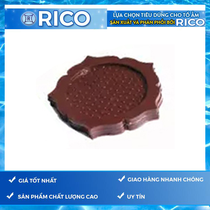 Bộ 10 miếng lót ly Rico LP0135 (Đen)