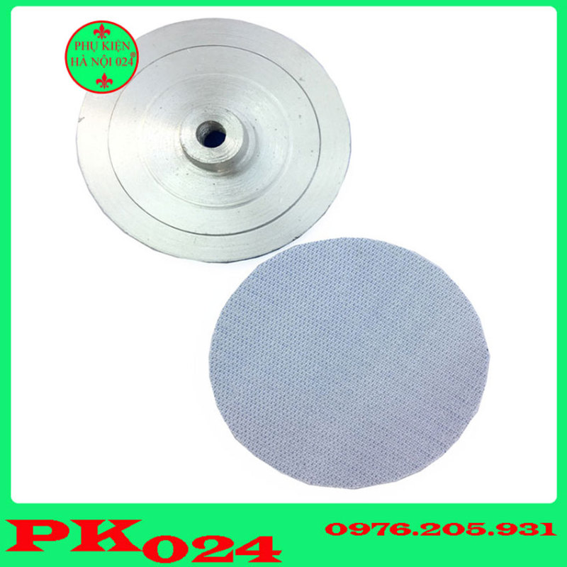 Bộ 2 Đế Nhôm Gắn Phớt Đánh Bóng Loại 4 Inch 100mm Cao Cấp