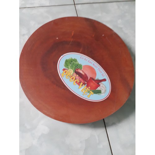 [HCM]Thớt gỗ tròn cao cấp size 25*3