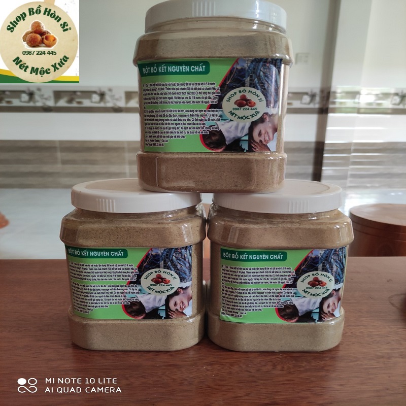 Bột bồ kết mịn nướng tách hạt rang xay (1kg )