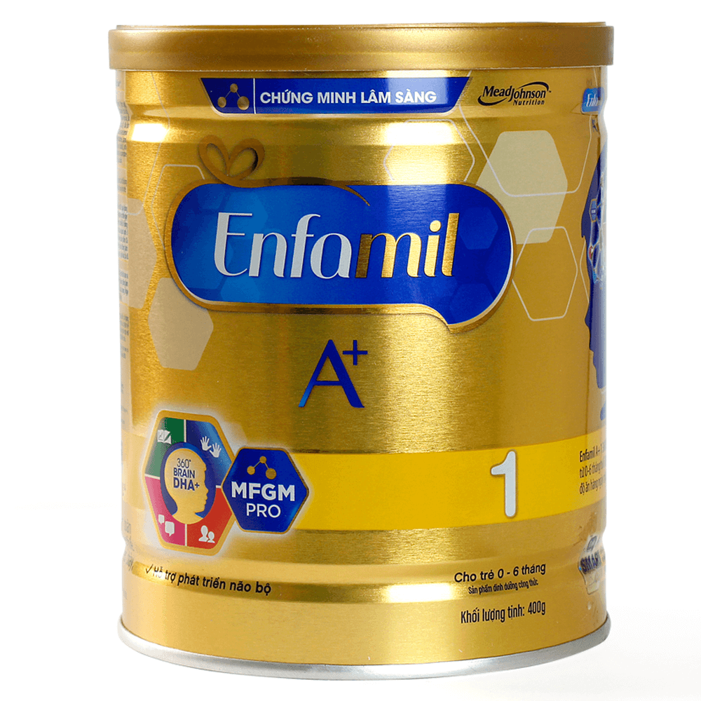 Sữa bột  Enfamil A+ 1 400g 3.2022
