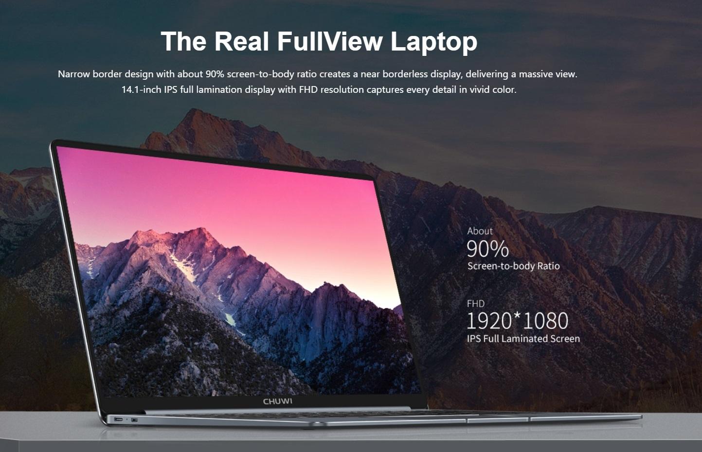 Chuwi Lapbook Pro - chip N4100/8G Ram/256G SSD
