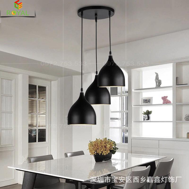 Đèn chùm thả bàn ăn hình giọt nước D180