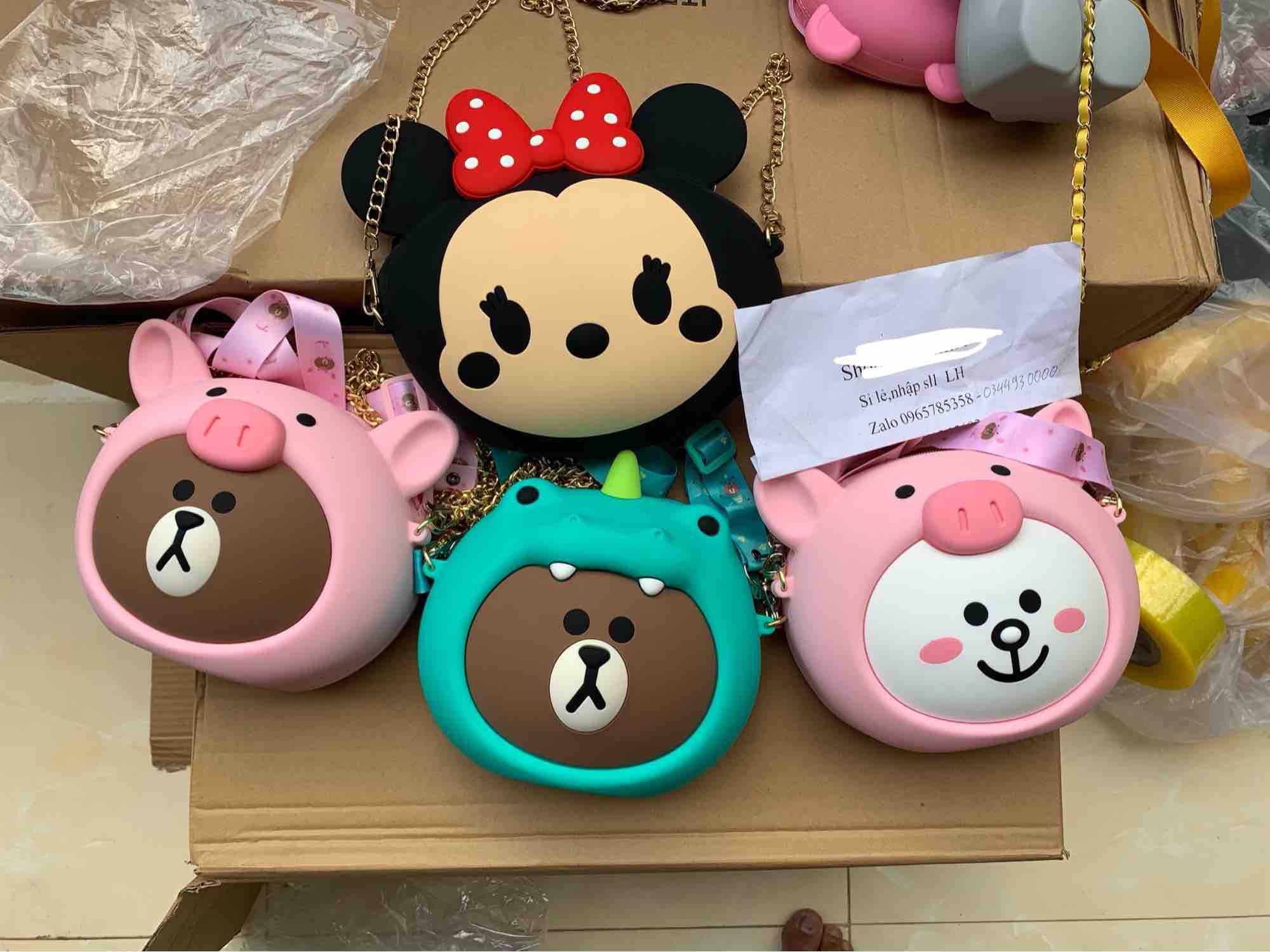 Túi silicon đầu hình thú loại to
