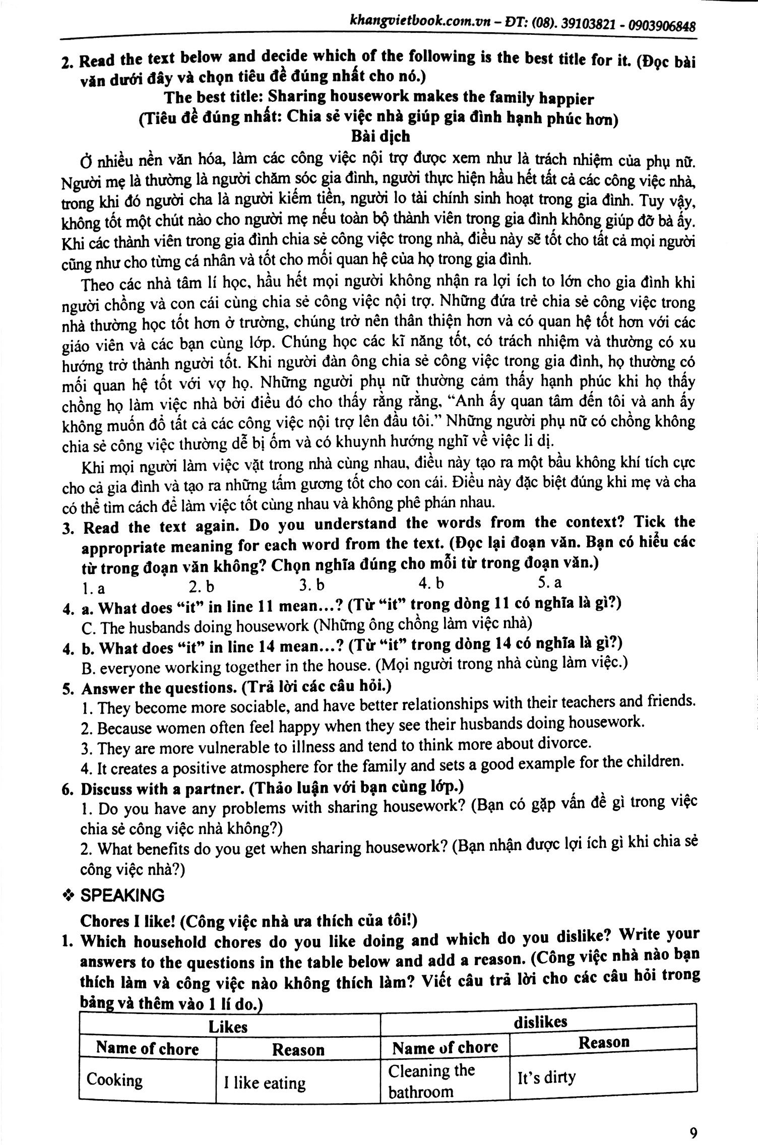Fahasa - Học Tốt Tiếng Anh Lớp 10 (Tái Bản)