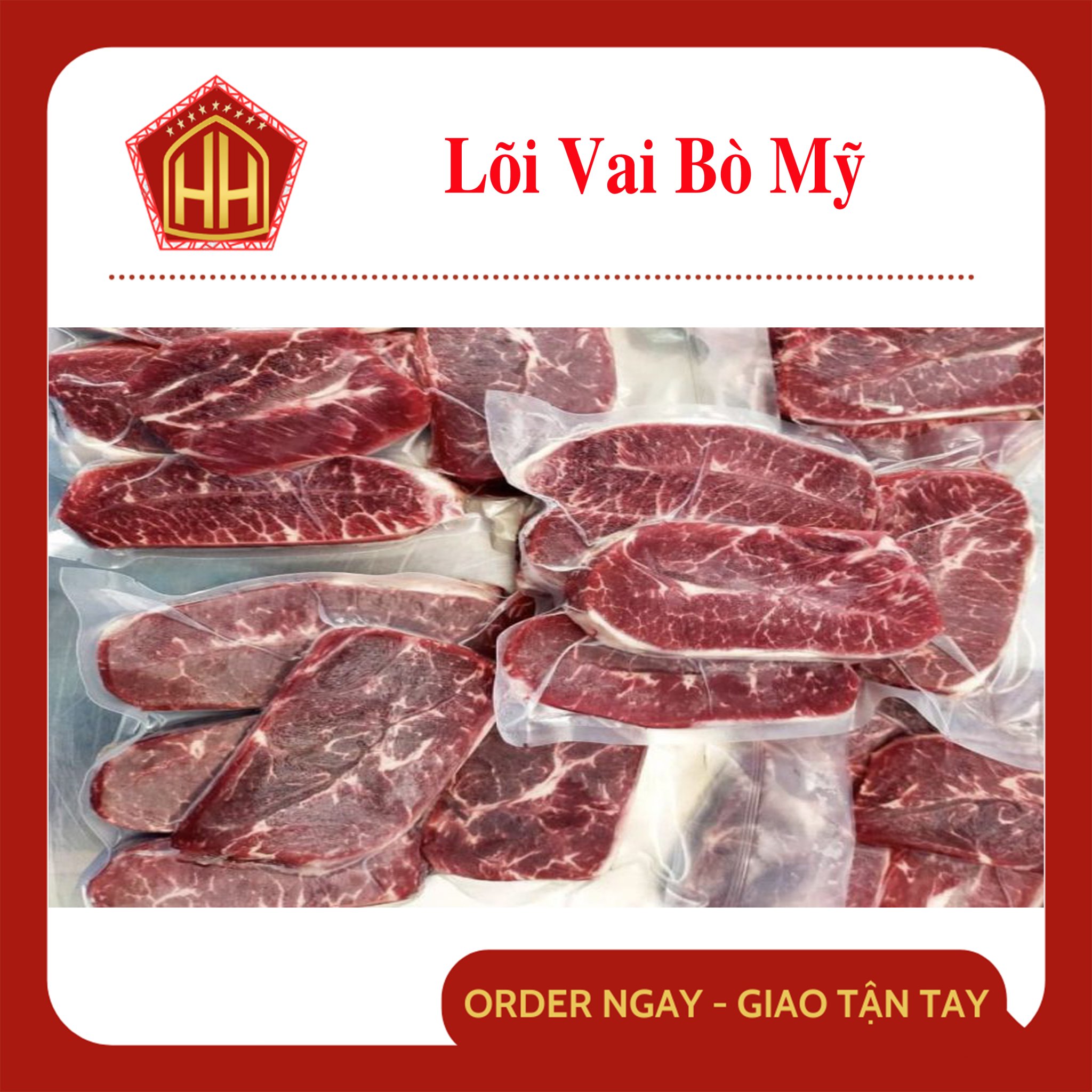 [Chỉ Giao HCM] Lõi Vai Bò Mỹ (1kg)