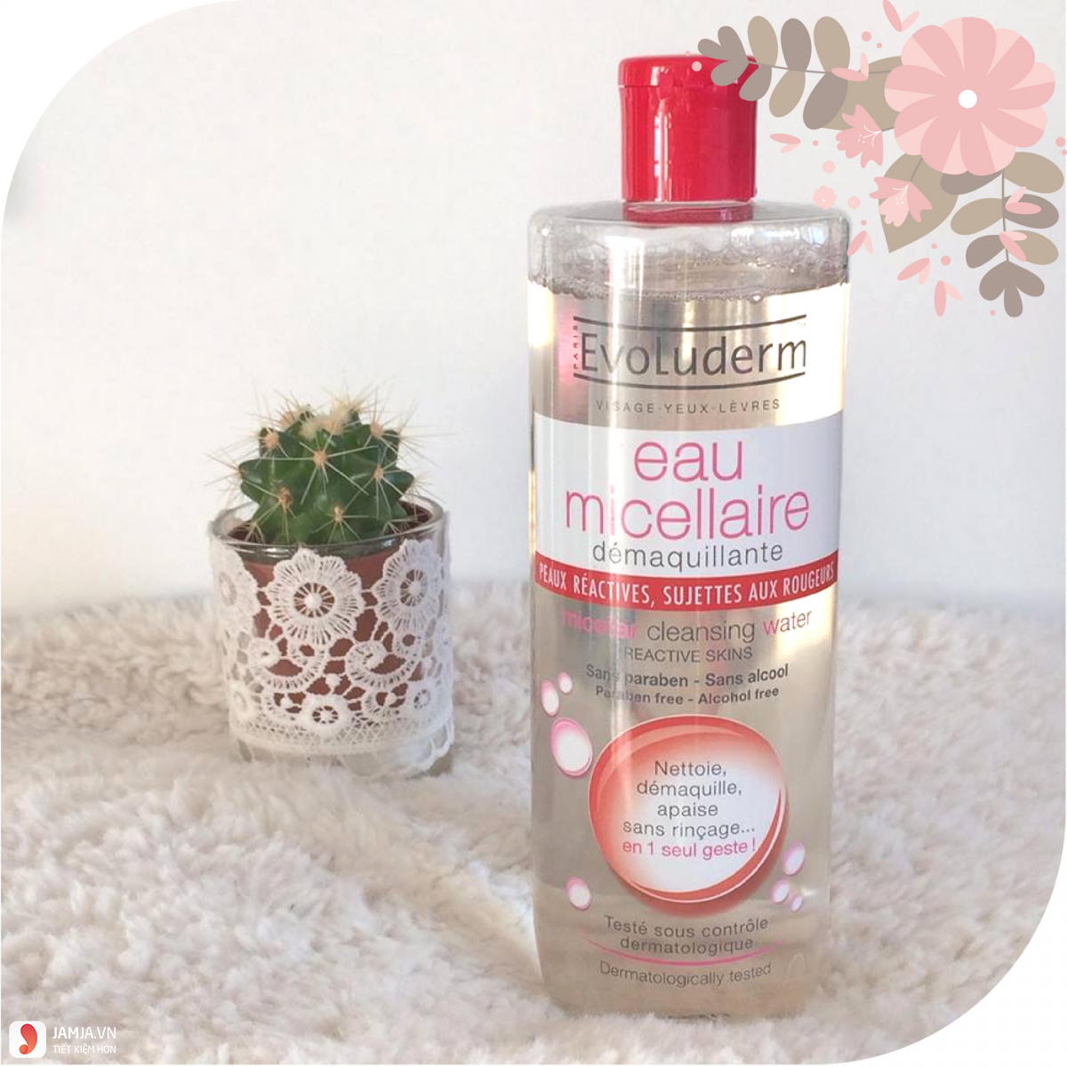 Nước tẩy trang Evoluderm Eau Micellaire 500ml Pháp