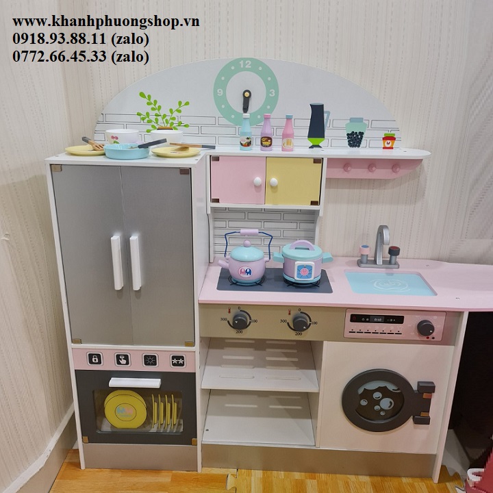 [HCM]kệ bếp gỗ - kệ kếp gỗ cho bé