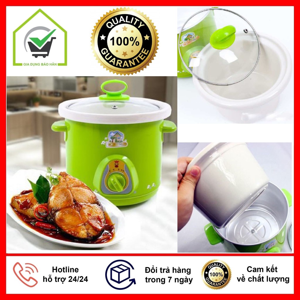 Nồi kho cá hầm cháo chậm đa năng yibao 2,5 lít, nồi đa năng, nồi nấu mì, nồi hầm cháo,thực đơn ăn dặm kiểu nhật, nồi lẩu điện mini. mua ngay nồi nấu chậm đa năng - nấu cháo cho bé, kho cá, hầm xương, bảo hành 12 tháng