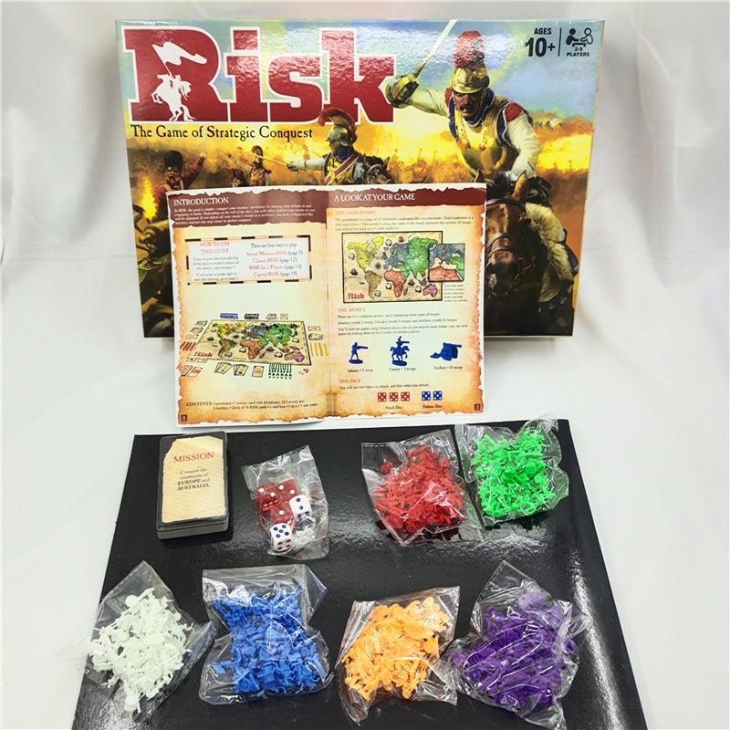 Cross-border board game RISK board card game English classic RISK interactive card table game