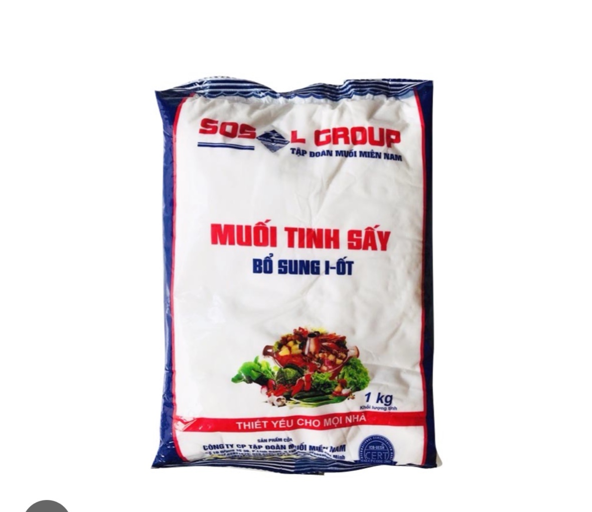 Muối Tinh Sấy IOt Gói 1Kg