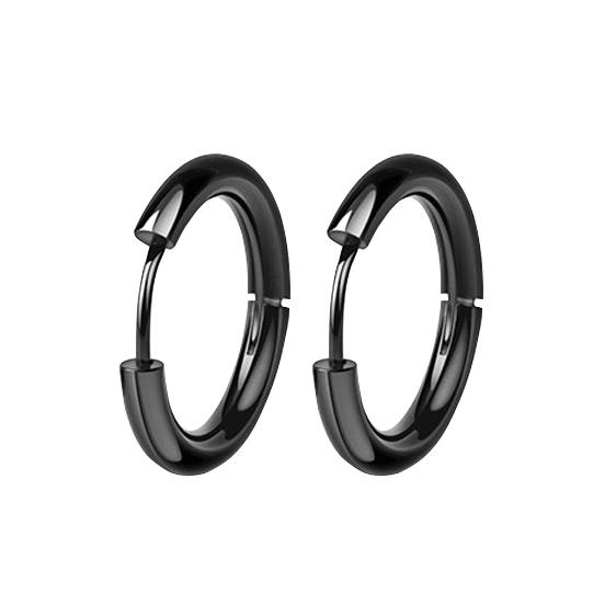 Bộ 2 bông tai inox Sơn Tùng 16mm BT233 (màu đen)