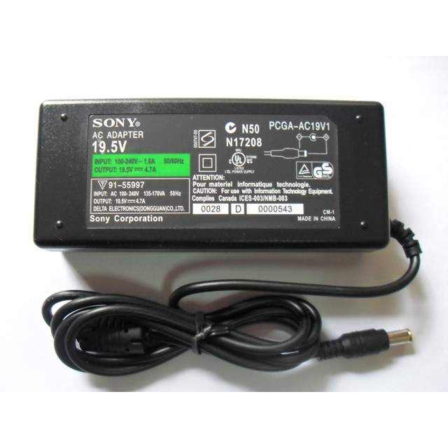 Sạc laptop sony vgp-ac19v26, vgp-ac19v10, vgp-ac19v11
