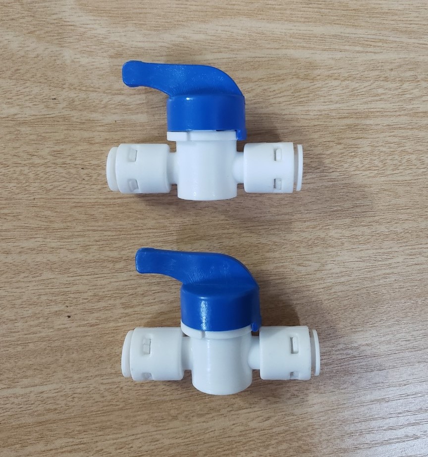 (HCM) Van Khóa Cấp Nước Dây 6mm - (Dùng Đóng/Mở Nguồn Nước Và Trong Bộ Van Xả Thải Máy Lọc Nước RO)