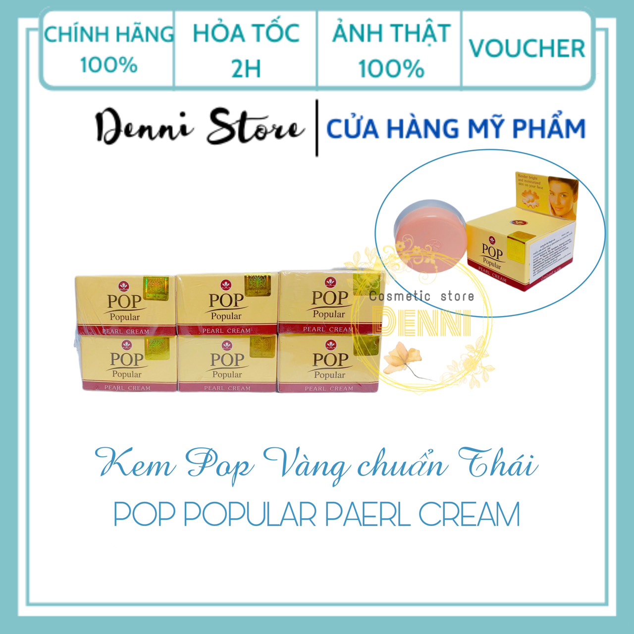 [Hcm]Wholesale 1 Lot of Thai Yellow Pop Ice Cream 4g (12 Boxes)