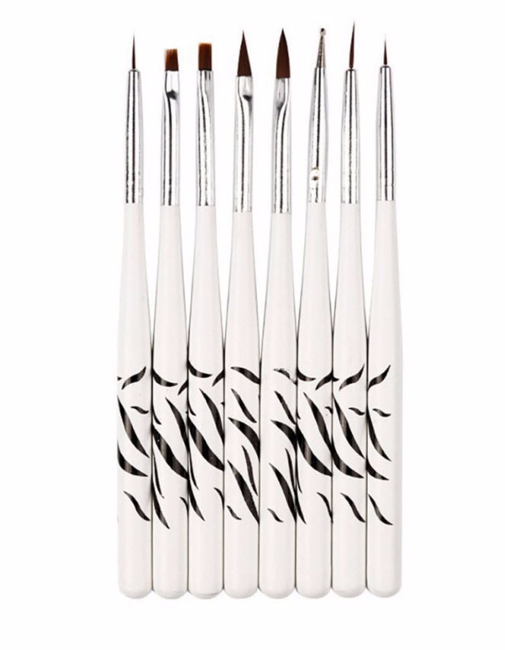 [HCM]Bộ 8 cọ đa năng vẽ móng đắp hoa bột - Bộ 8 cọ đa năng