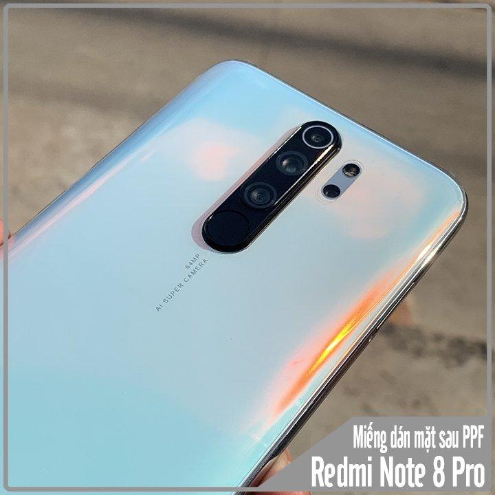Miếng dán PPF 7 màu cho Xiaomi Redmi Note 8 Pro chống trầy mặt lưng