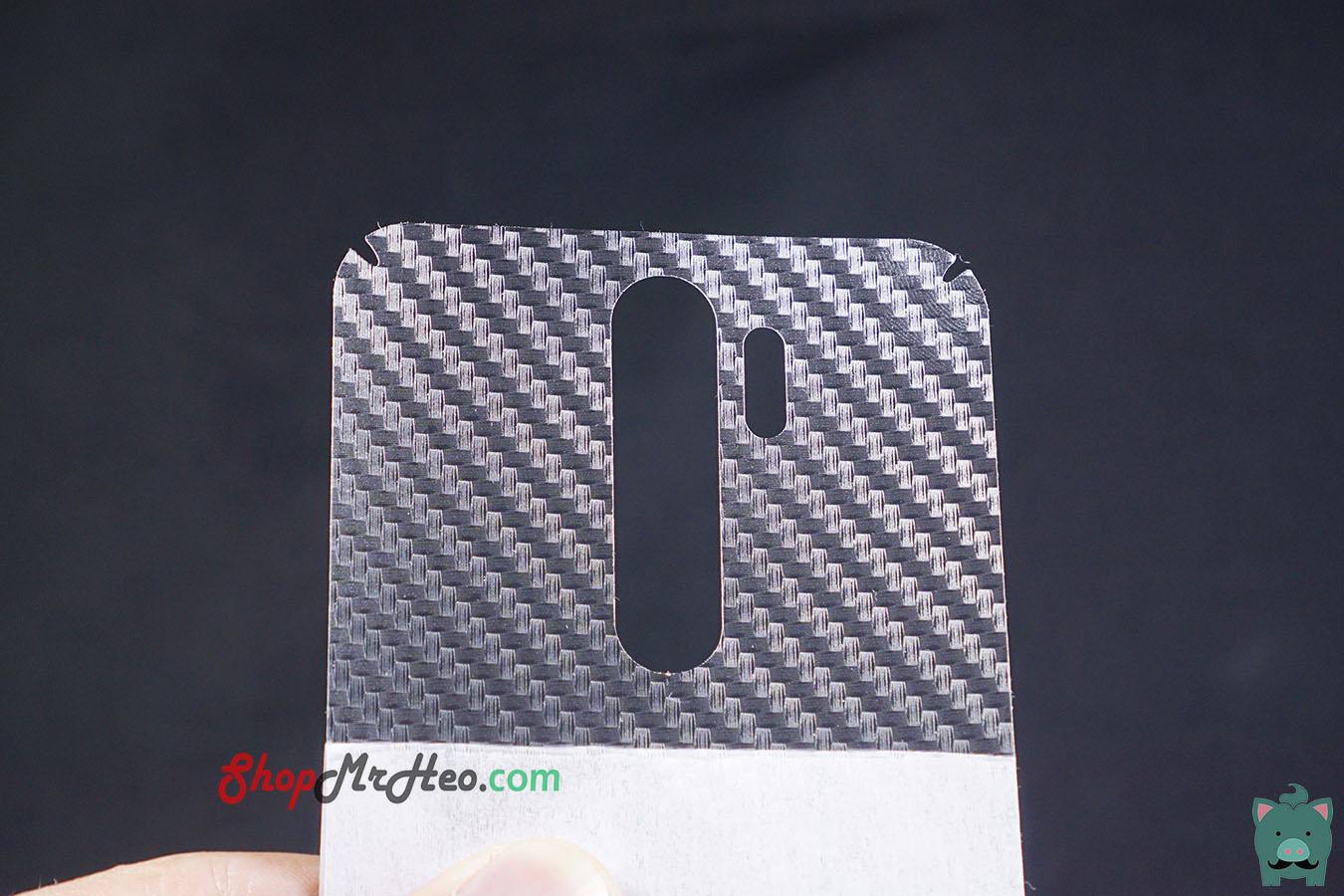 Bộ 3 Skin Dán Mặt Sau Lưng Vân 3D Carbon Xiaomi Redmi Note 8 Pro