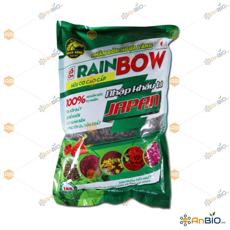 [HCM]PHÂN BÓN HỮU CƠ CAO CẤP RAINBOW Gói 1kg - A6.1013