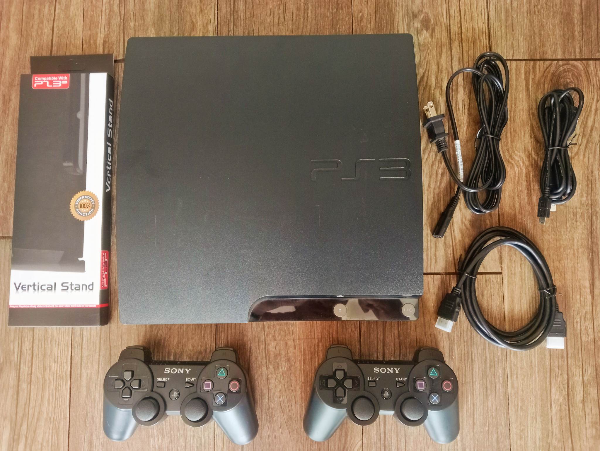 Máy game PS3 Slim 500GB + 2 tay cầm (có Pes 2026)