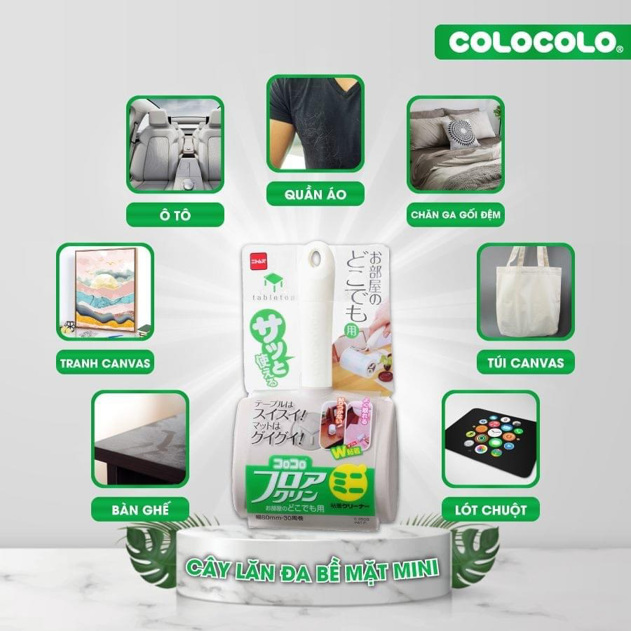 Cây Lăn Bụi Đa Bề Mặt Mini COLOCOLO - Nhật Bản