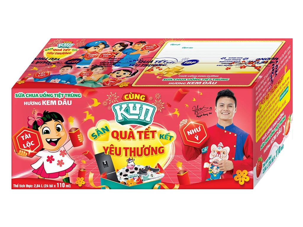 sữa trái cây KUN 180ml thùng 24 hộp