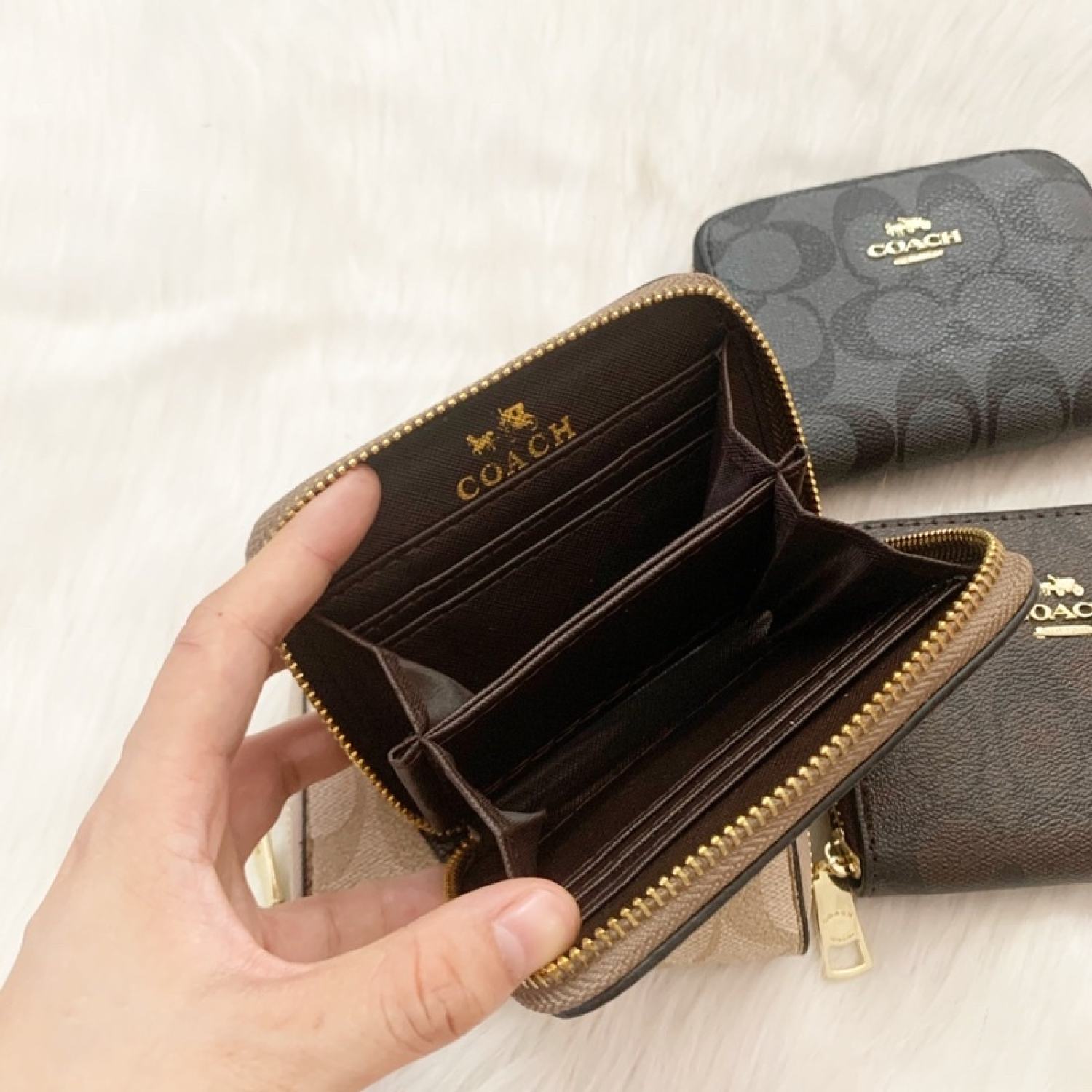 Ví mini nhỏ gọn coach[hàng đẹp]