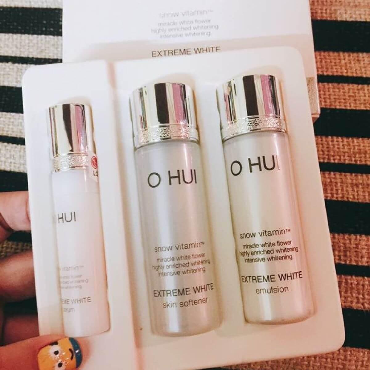 [HCM]Set ohui trắng da mini Extreme white Snow vitamin 3 sản phẩm