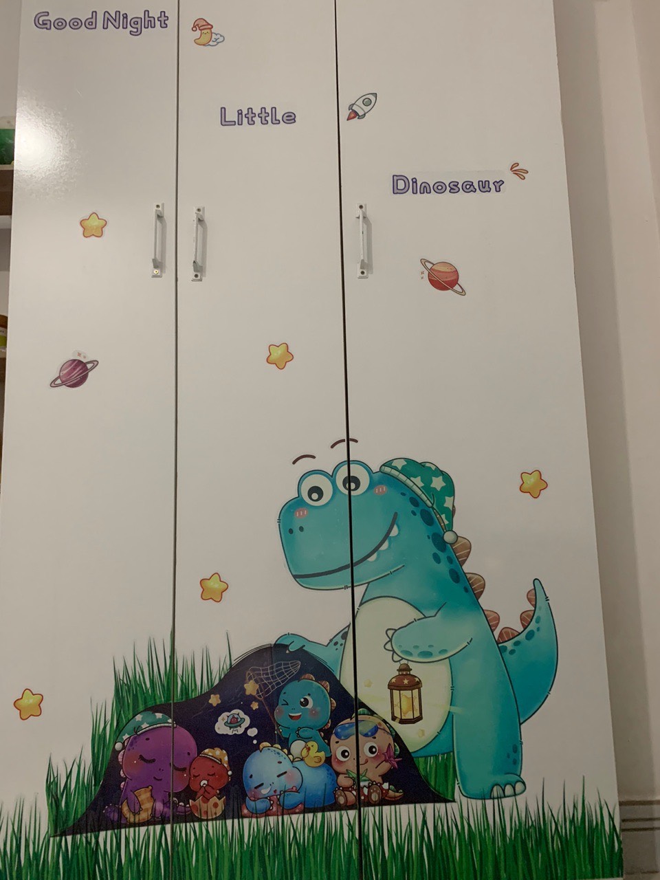 Decal dán tường KHỦNG LONGMẸ - Trang trí phòng bé - THUTHAODECOR
