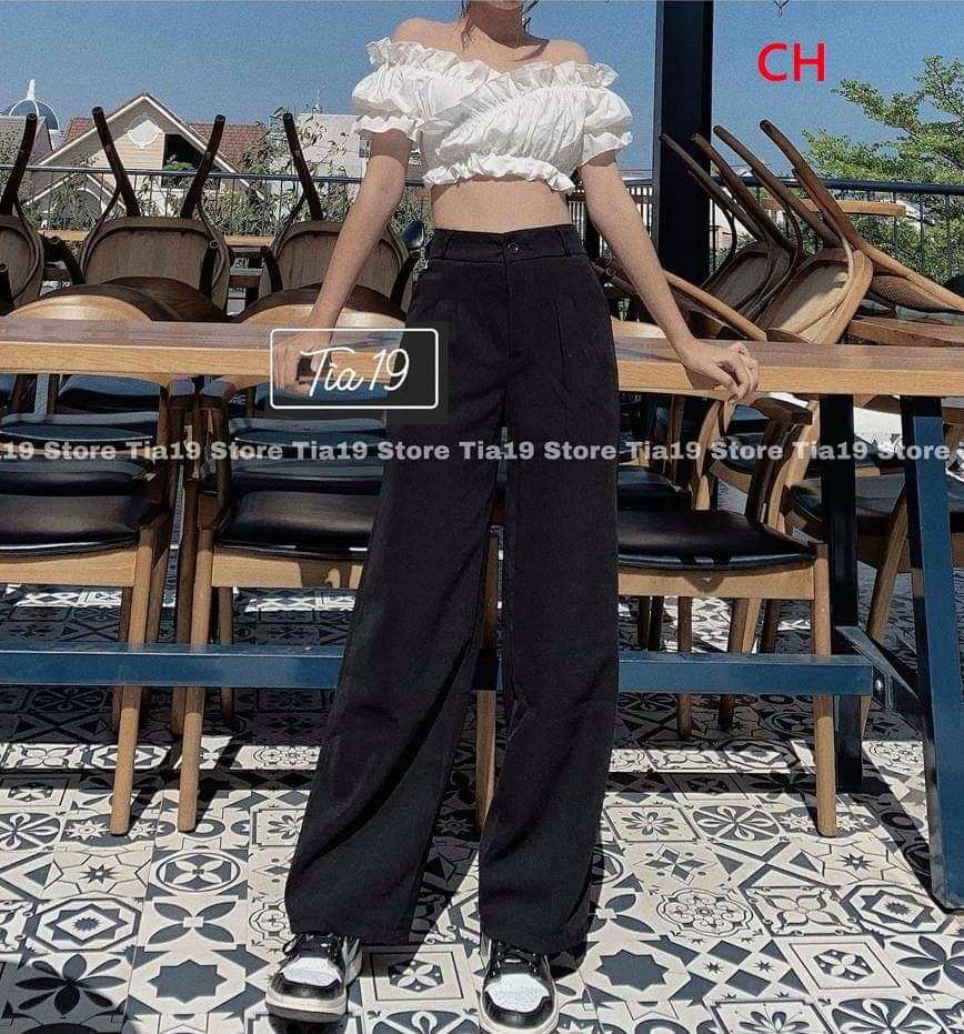 Áo croptop trễ vai siêu xinh cá tính