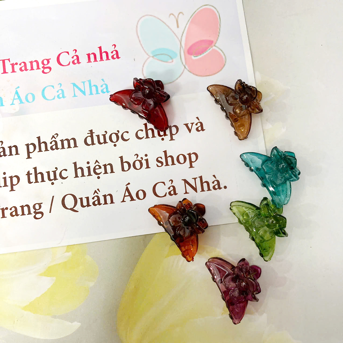 Gắp tóc mái màu dài 1,5cm 2cm MAICHUNG
