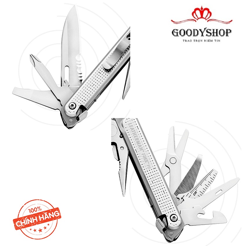 Kềm Đa Năng Leatherman FREE™ P2 19 Tools GOODYSHOP