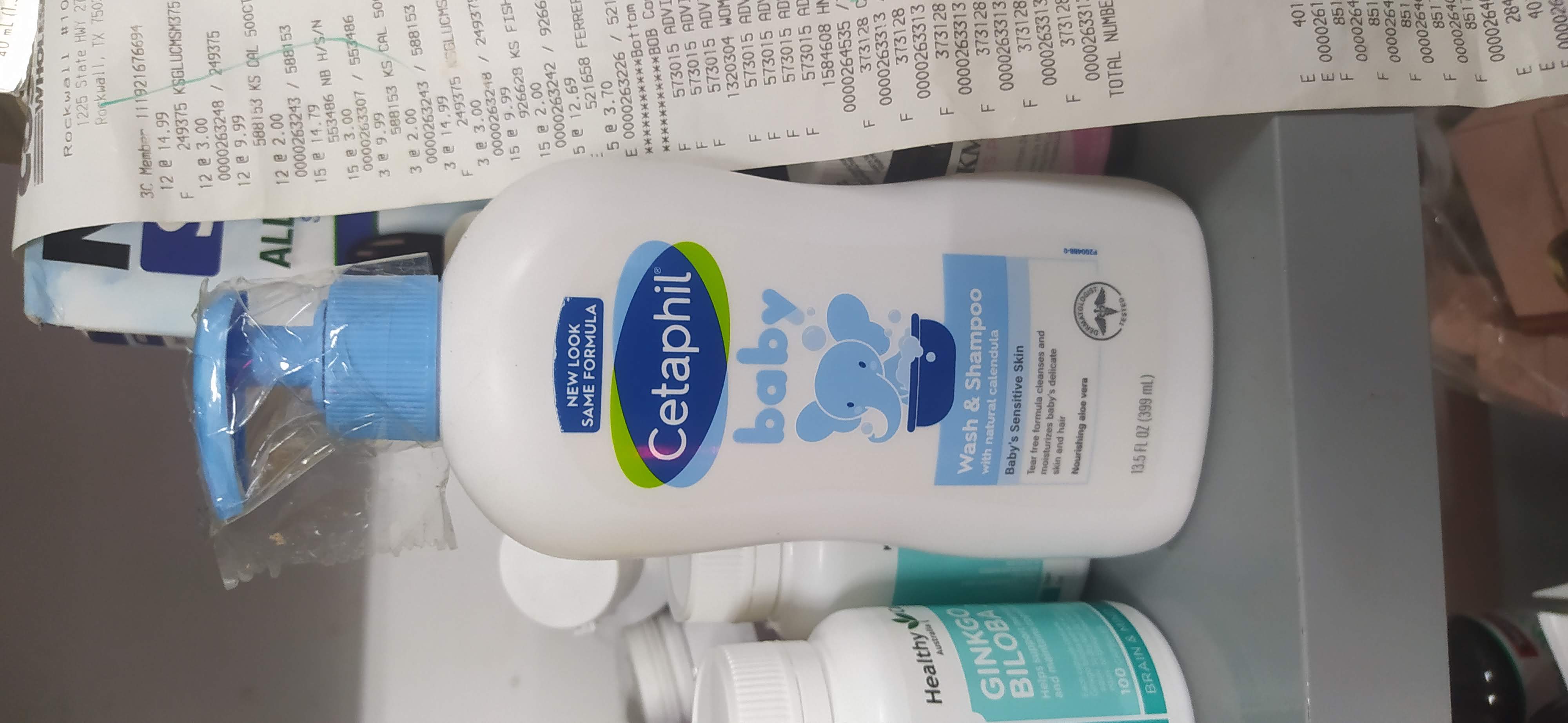 Sữa tắm Gội Cetaphil - Cho Bé Baby Gentle Wash and Shampoo hàng Đức  399ml
