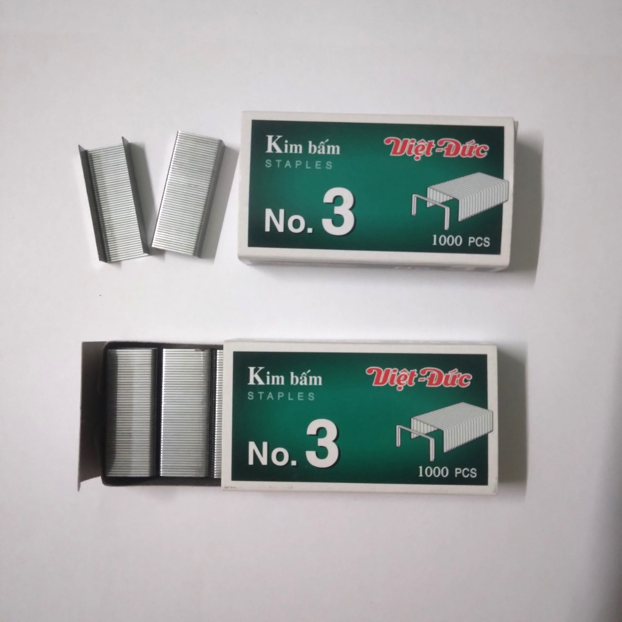 Lốc 10 Hôp kim bấm số 3 (24/6) Việt Đức