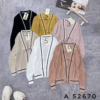 [HCM]Áo Len Cardigan - Áo khoác len mỏng phong cách Hàn Quốc