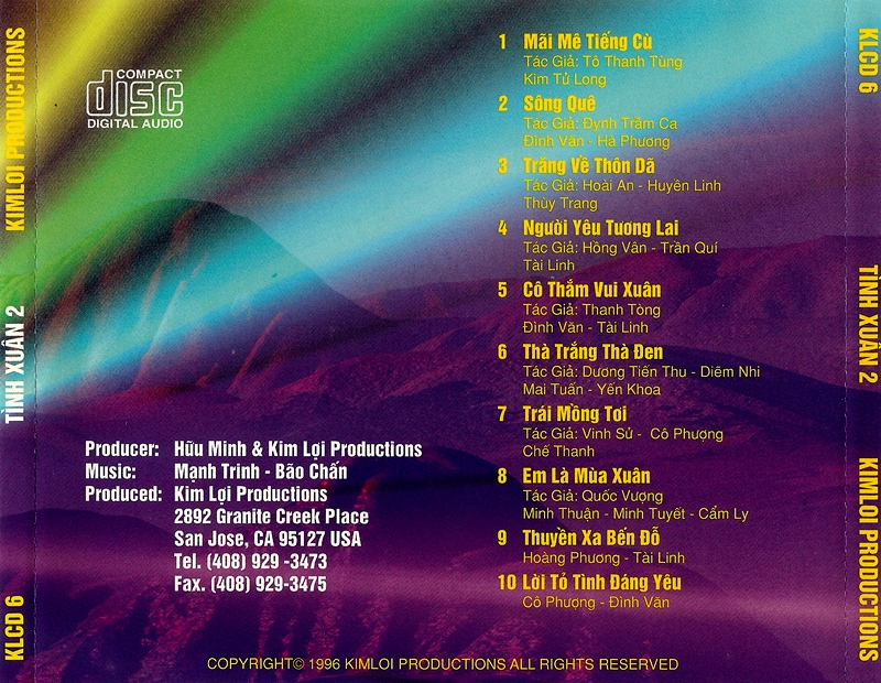 Kim Lợi CD - Tình Xuân 2