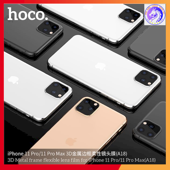 [HCM]MIẾNG DÁN BẢO VỆ CAMERA SAU ĐIỆN THOẠI IPHONE 11 PRO&11 PRO MAX HOCO A18
