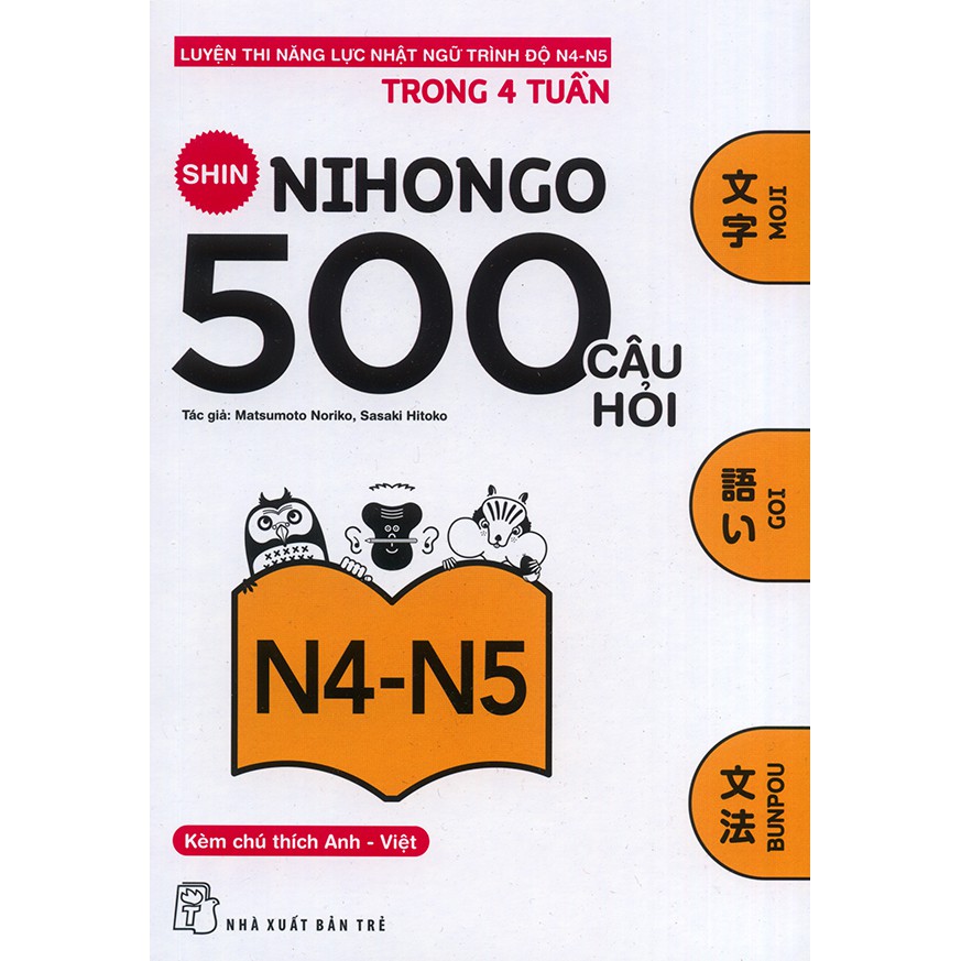 Sách - shin nihongo 500 câu hỏi n4-n5