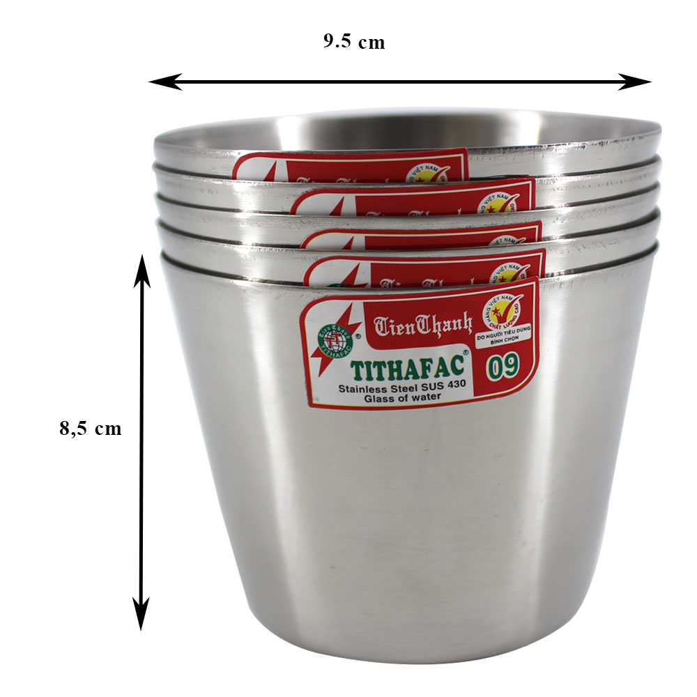 Ly Đá Inox 403 nhiều kích thước Tithafac