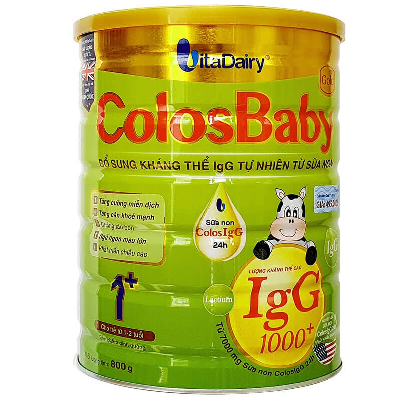 [Có Tích Điểm, Date Mới] Sữa Colosbaby Gold 0+, 1+, 2+ 800gr -  (BIBISTORE, Có Quà Tặng)