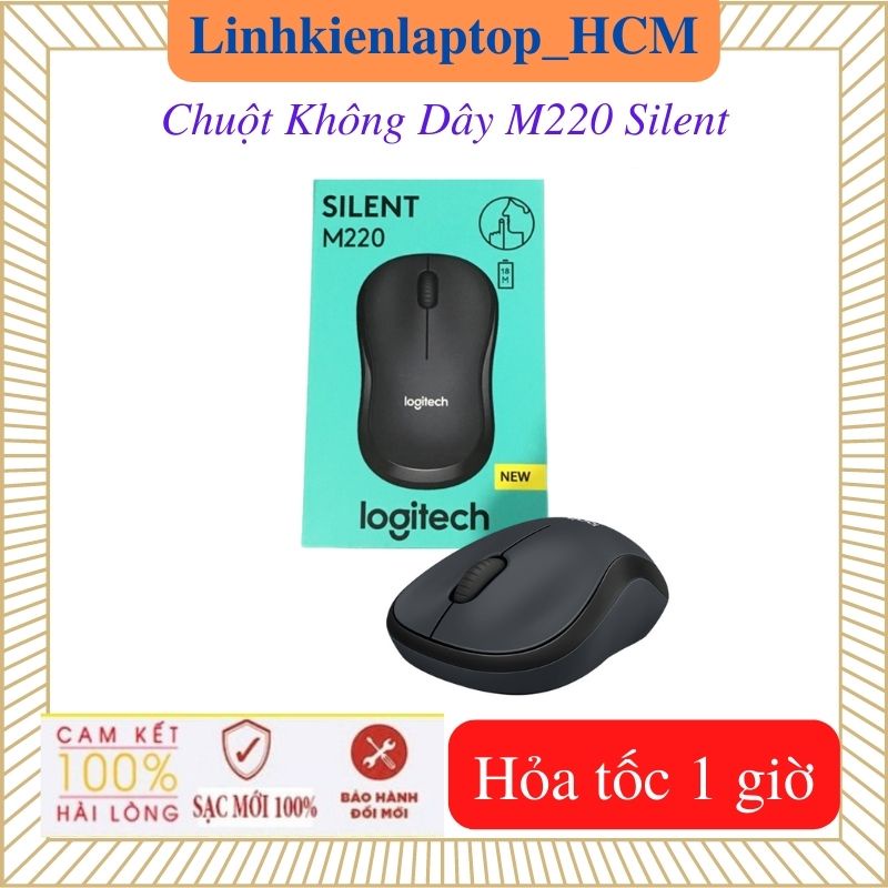 M220 silent- chuột không dây m220 silent- không gây tiếng ồn